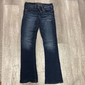 American Eagle Outfitters Dark Blue Boot Cut Jeans